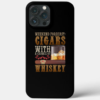 Wochenendprognosen für Zigarren und Whiskey Scotch Case-Mate iPhone Hülle