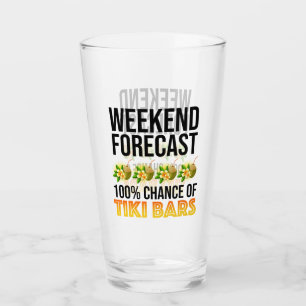 Wochenendvorhersage - 100% Chance auf Tiki Bars Glas