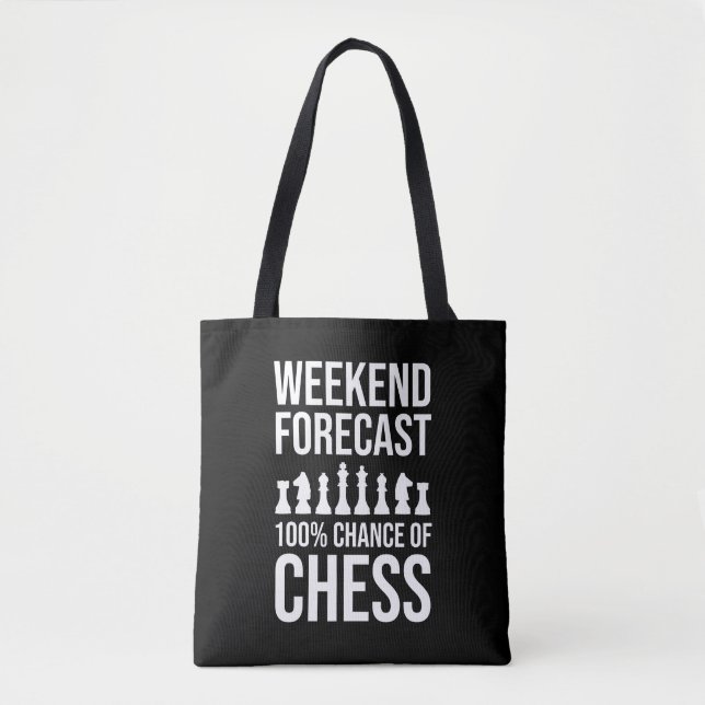 Wochenendvorhersage - 100% Schachchance Tasche (Vorderseite)