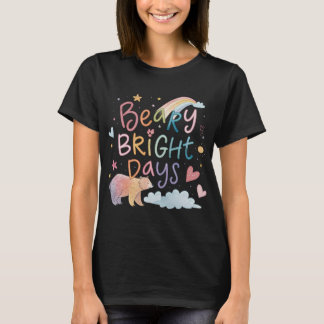 Wochenendvorhersage: Camping mit Bären T-Shirt