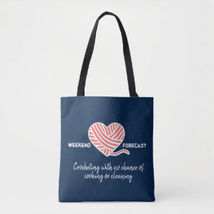 Wochenendvorhersage Häkeln Keine Chance zum Kochen Tasche