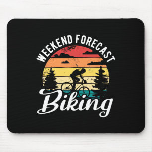 Wochenendvorhersage Radfahren Bergab Radfahren Mou Mousepad