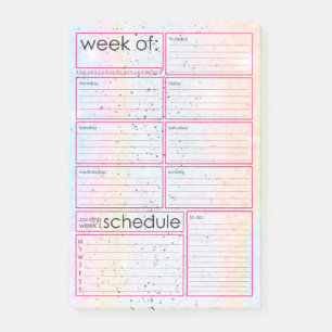 Wochenplaner Post-it®-Hinweise Post-it Klebezettel