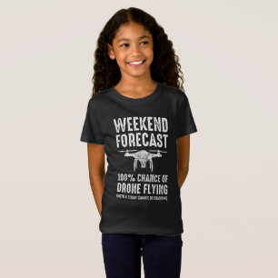 Wochenprognose - 100 % Chance auf Drohnenfliegen T-Shirt