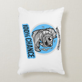 Wochenprognose 100% Chance T - Shirt Dekokissen