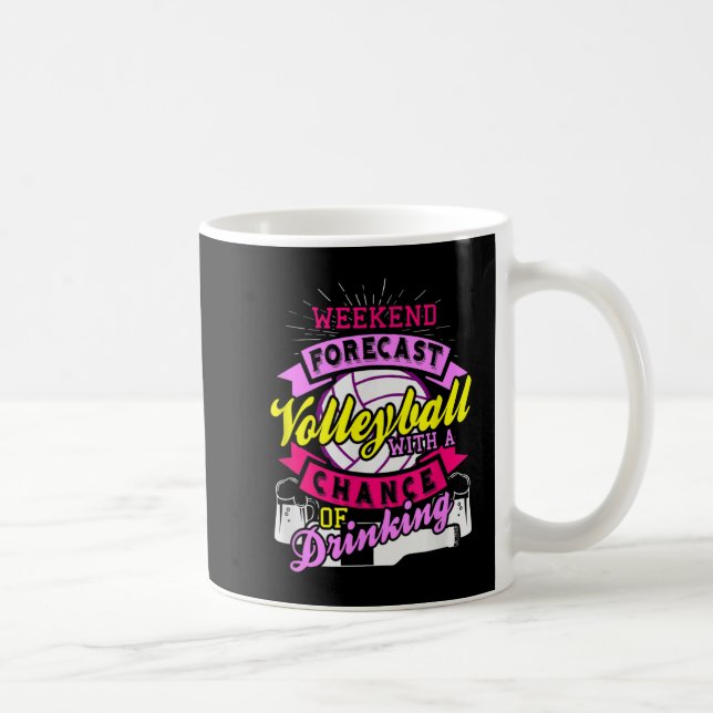 Wochenprognose Volleyball mit Chance auf Trinken Kaffeetasse (Rechts)
