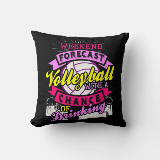 Wochenprognose Volleyball mit Chance auf Trinken Kissen