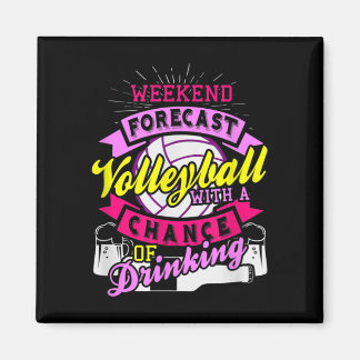 Wochenprognose Volleyball mit Chance auf Trinken Magnet