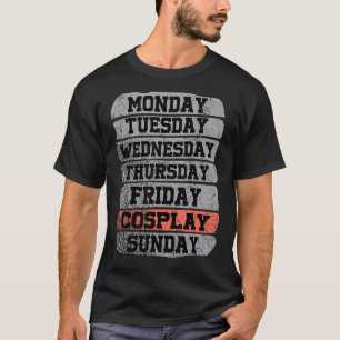 Wochentage Montag Mittwoch Freitag Samstag Cos T-Shirt