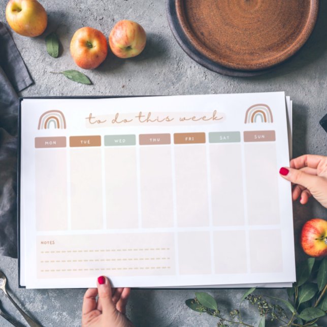 Wöchentlich zu erledigende Liste Notizblock (Von Creator hochgeladen)