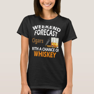 Wöchentliche Vorhersage von Zigarren mit Whiskey-C T-Shirt