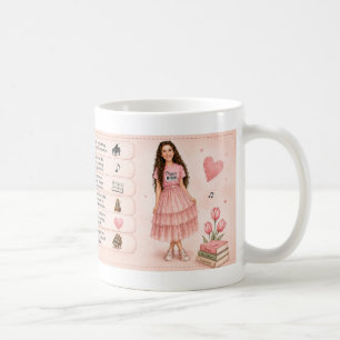 Wöchentliche Ziele für Orgelpraxis Süße Musiklehre Kaffeetasse