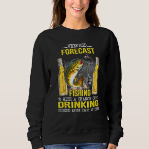 Wöchentlicher Fischfang mit Wechsel des Trinkgelde Sweatshirt