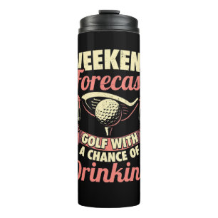 Wöchentlicher Golf mit der Möglichkeit zu trinken Thermosbecher