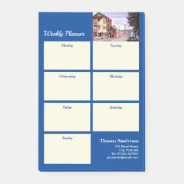 Wöchentlicher Planer New Bedford Massachusetts Mal Post-it Klebezettel