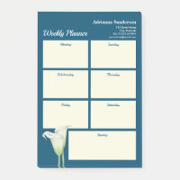 Wöchentlicher Planer White Calla Lily Illustration