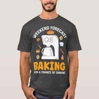Wöchentliches Backen mit der Möglichkeit zu trinke T-Shirt