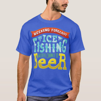 Wöchentliches Forecast Eisfischen mit Aussicht auf T-Shirt