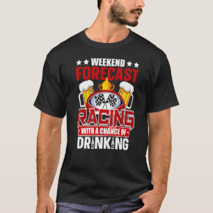Wöchentliches Wettervorhersagen mit der Chance, zu T-Shirt