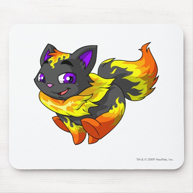 Wocky Feuer Mousepad (Vorne)