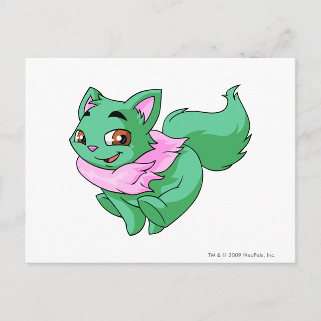 Wocky Green Postkarte (Vorderseite)