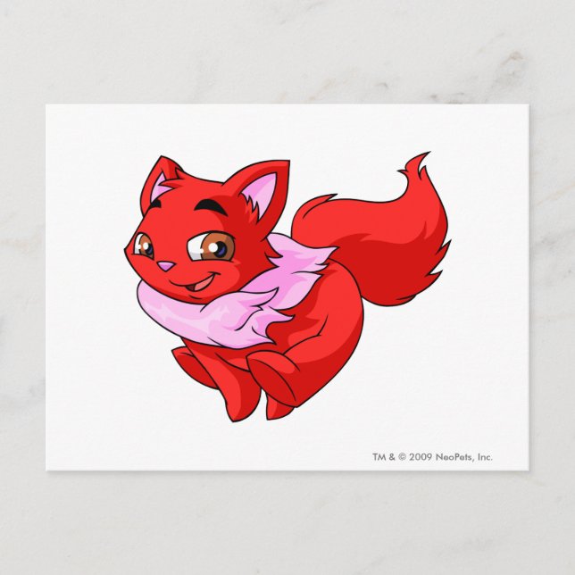 Wocky Red Postkarte (Vorderseite)