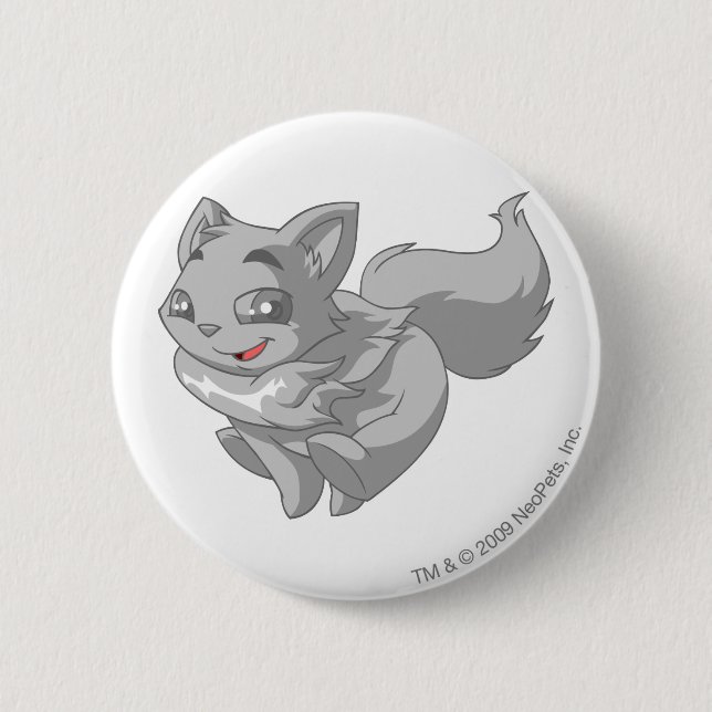 Wocky Silber Button (Vorderseite)