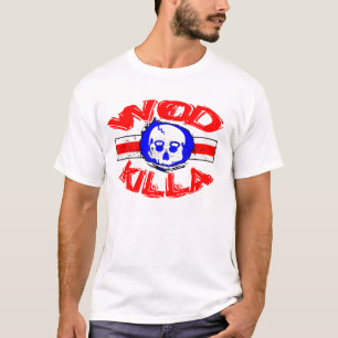 WOD Killa - Kessel-Schädel-Auslese-Fitness-T - T-Shirt