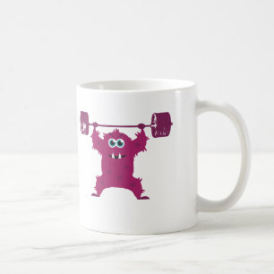 WOD Monster (niedliches Barbell-Zugreifen-Monster) Kaffeetasse