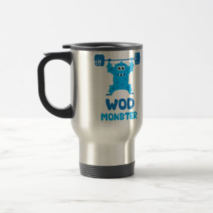 WOD Monster (niedliches Barbell-Zugreifen-Monster) Reisebecher