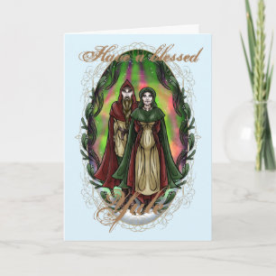 Woden & Fríge: Weihnachten Grüße Karte
