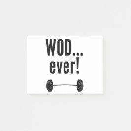 WODever! - Crossfit-Inspirierte Neuheits-Geschenke Post-it Klebezettel