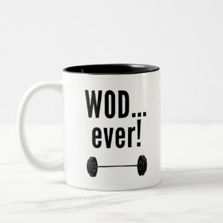 WODever! - Crossfit-Inspirierte Neuheits-Geschenke Zweifarbige Tasse