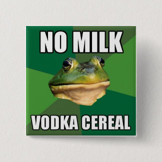 Wodka-Getreide-Knopf Button