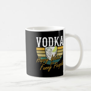 Wodka glückliches Wasser für lustige Leute Booten Kaffeetasse
