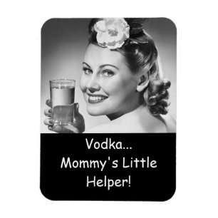 Wodka, Mommys kleiner Helfer! Magnet