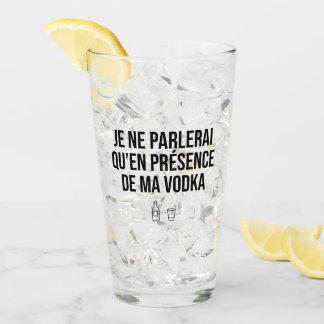 Wodka trinken glas