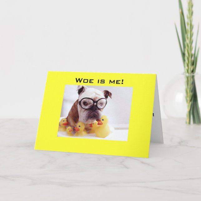 WOE IST MIR. SIE SIND "40" KARTE (Vorderseite)