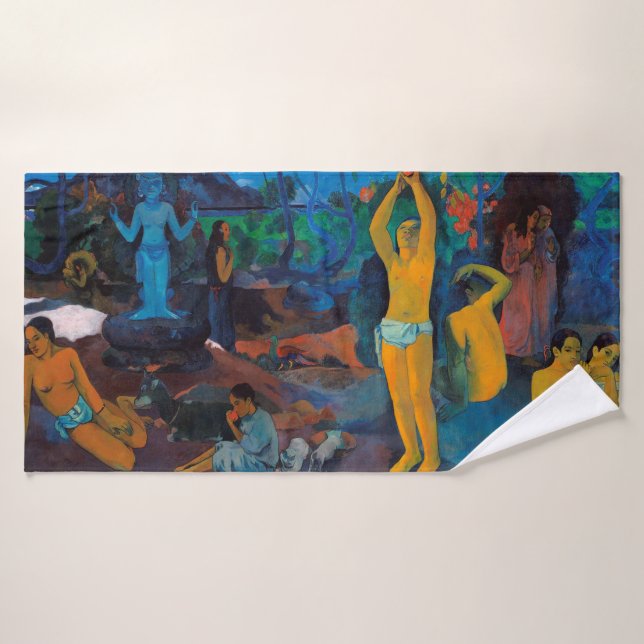 Woher kommen wir, Paul Gauguin? Badehandtuch (Badehandtuch)