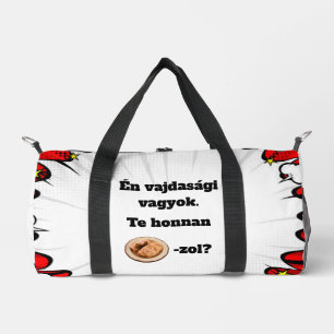 Woher kommst du? Sporttasche Duffle Bag