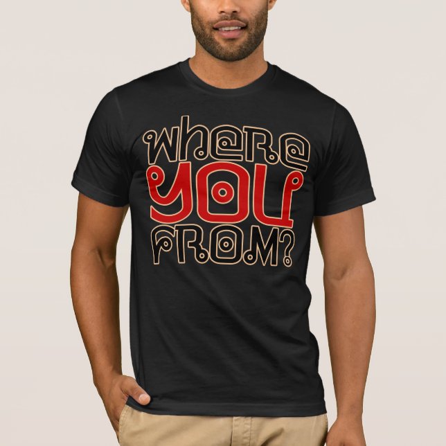 Woher kommst du? Wohin gehst du? T-Shirt (Vorderseite)