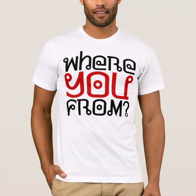 Woher kommst du? Wohin gehst du? T-Shirt (Vorderseite)