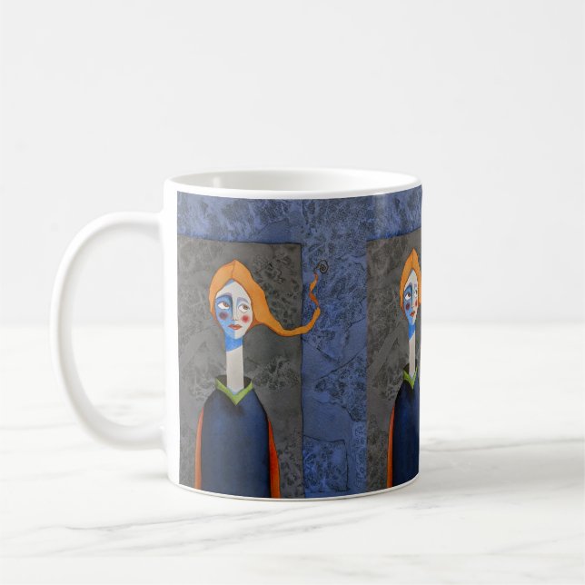 "Wohin als nächstes? (2)" Kaffeetasse (Links)