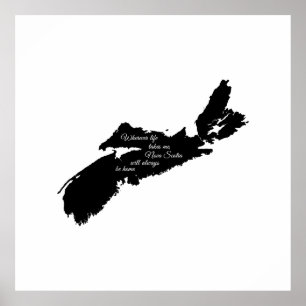 Wohin auch immer - Nova Scotia wird immer Zuhause  Poster