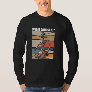 Wohin Da Hoch auf Hookah Lounge Funny Shisha Desig T-Shirt
