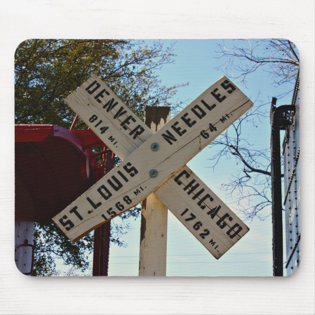 Wohin die Gleise führen Mousepad (Vorne)