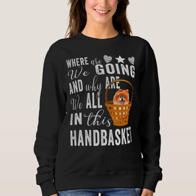 Wohin gehen wir und warum sind wir alle in dieser  sweatshirt (Vorderseite)