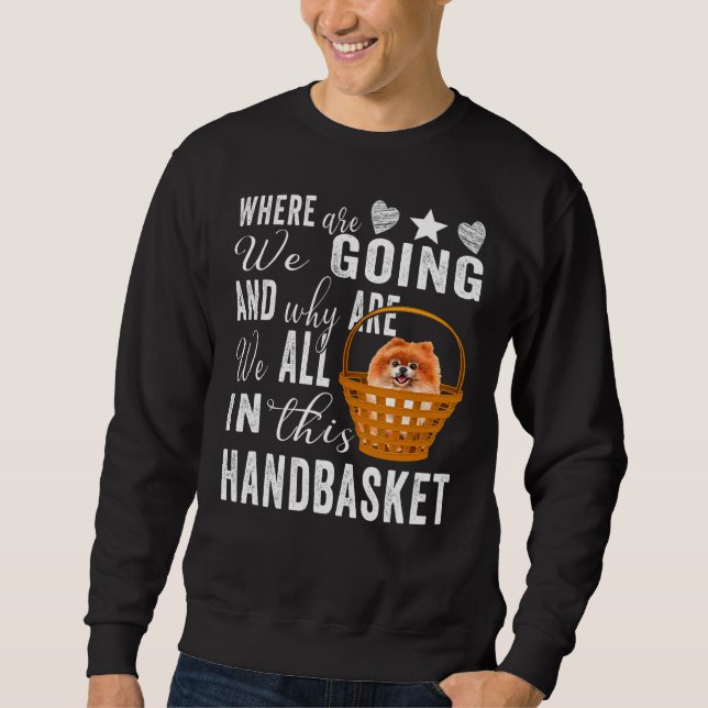 Wohin gehen wir und warum sind wir alle in dieser  sweatshirt (Vorderseite)