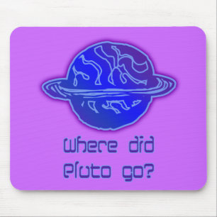 Wohin ist Pluto gegangen? Mousepad