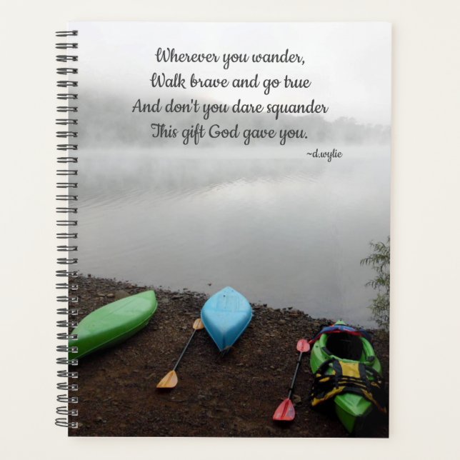 Wohin Sie wandern - Inspiration Planer (Vorderseite)